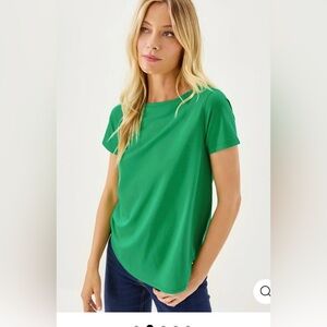 NWT Lilly Pulitzer Kitts Green Key West Top Size XL